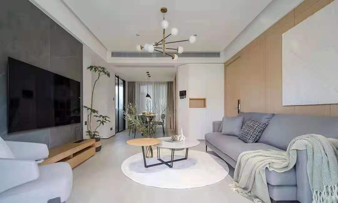 自然舒適的木飾面, 溫柔色調(diào)的軟裝，讓整個空間更具治愈感和親和力，加上生活的煙火氣，安靜而溫馨，平淡而簡單。 (7).jpg