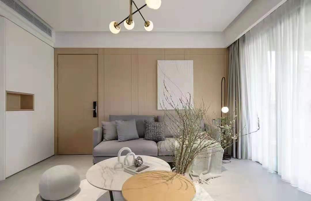 自然舒適的木飾面, 溫柔色調(diào)的軟裝，讓整個空間更具治愈感和親和力，加上生活的煙火氣，安靜而溫馨，平淡而簡單。 (6).jpg